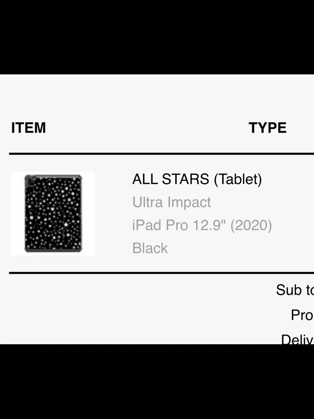 CASETiFY Black Star Pattern Tablet Case iPad Pro 12.9”